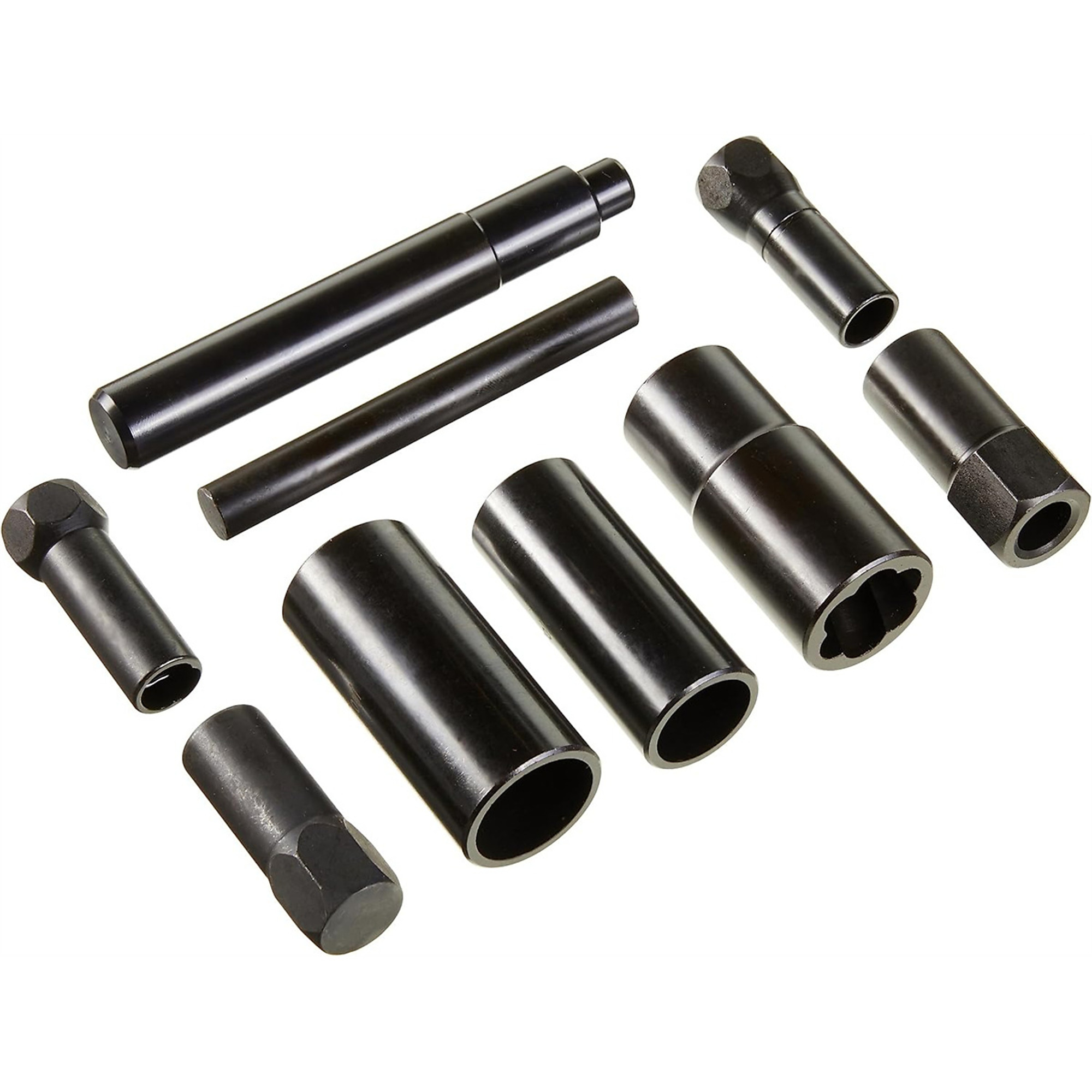 Milton Industries Wheel Lock and Hubcap Kit — 1/2in. Drive, Chrome-Molybdenum Steel, Twist Socket Design, Model# LTI4000